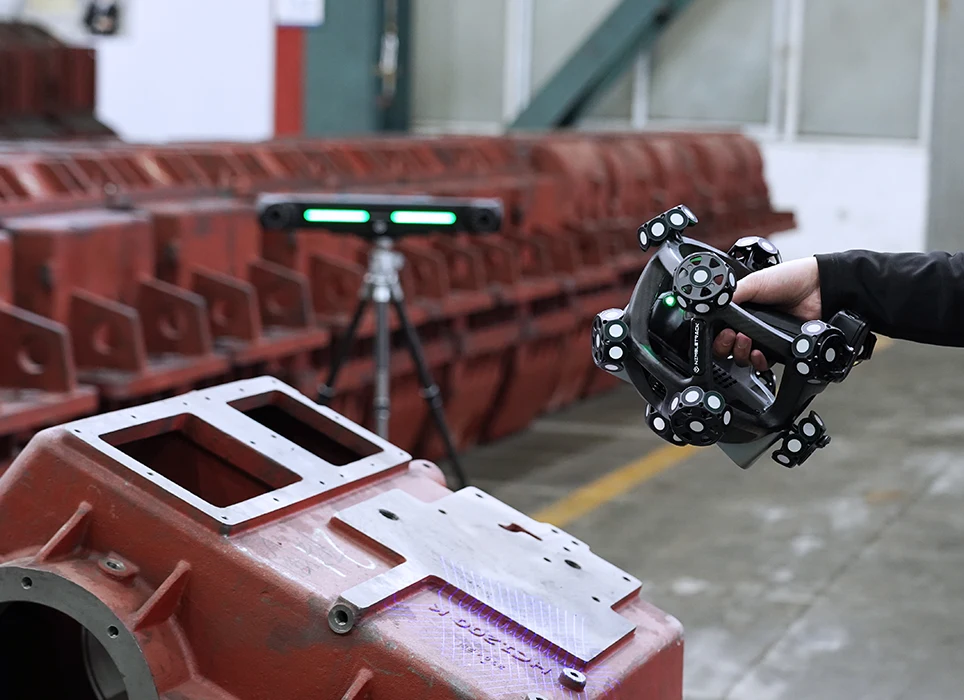 Industrial 3D scanner system for quality control in manufacturing